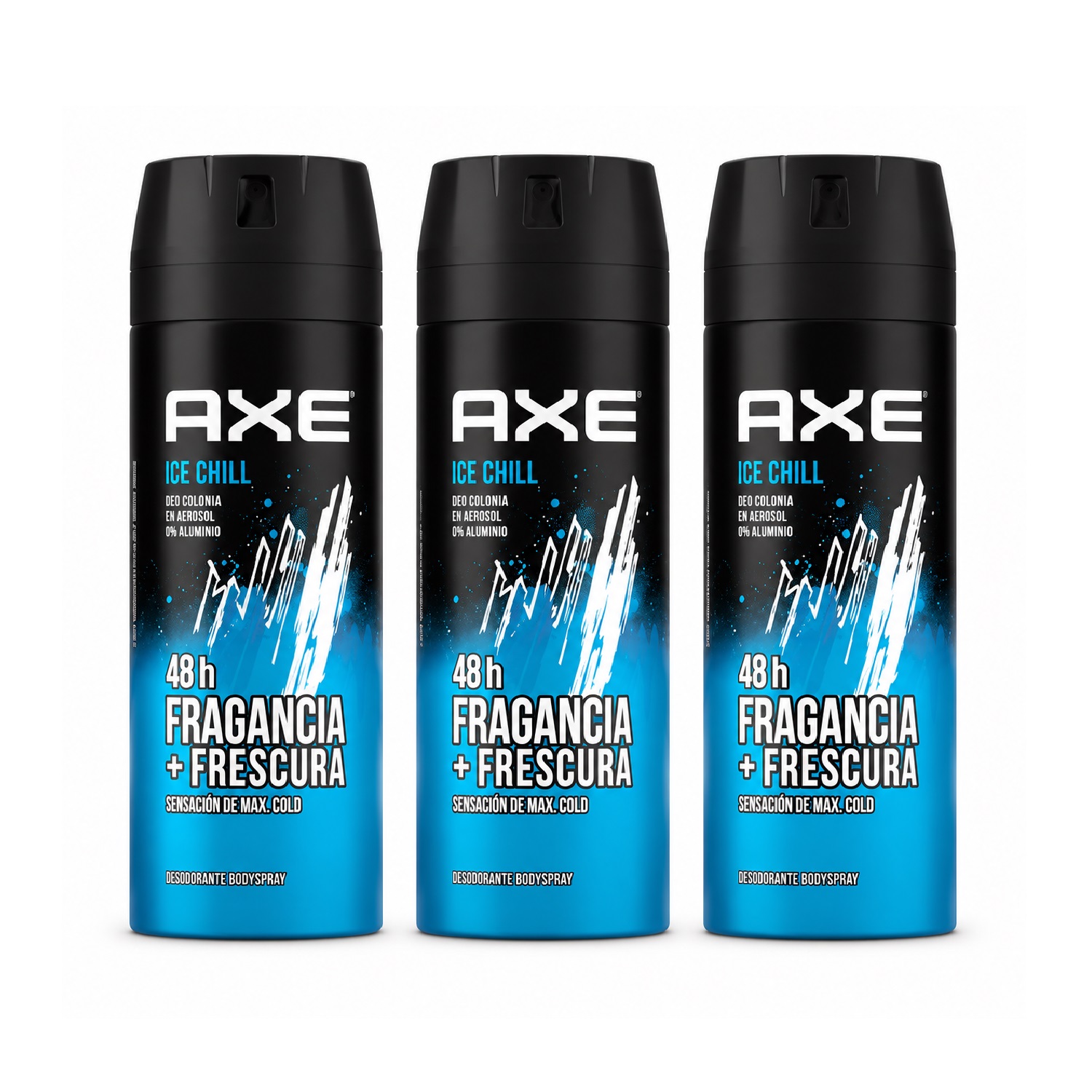 Pack x3 - Desodorante Axe Ice Chill 150ml