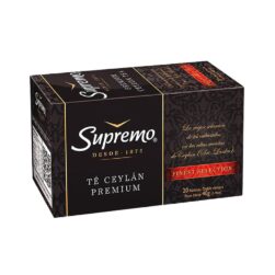 Té Negro Supremo Ceylán Doble Cámara Antioxidante 20 Bolsitas