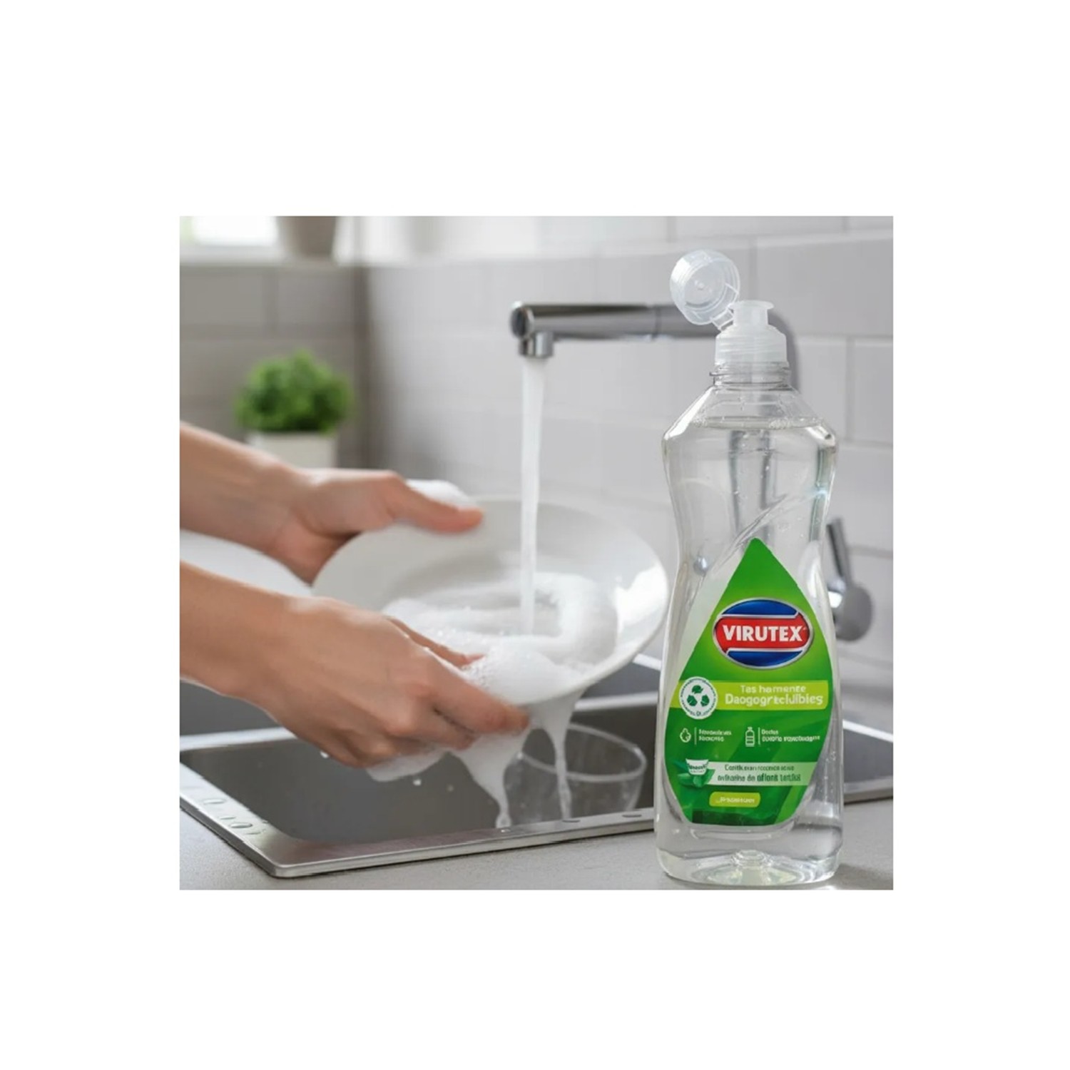 Lavalozas Ecológico Virutex 500 Ml - Imagen 2