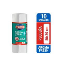 Bolsa Basura Reciclada Fresh Blanca Virutex 50x70