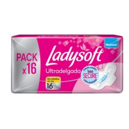 Alternative view of Toalla Femenina Ladysoft Ultradelgada Tela Ultra Seca 16 Ud.