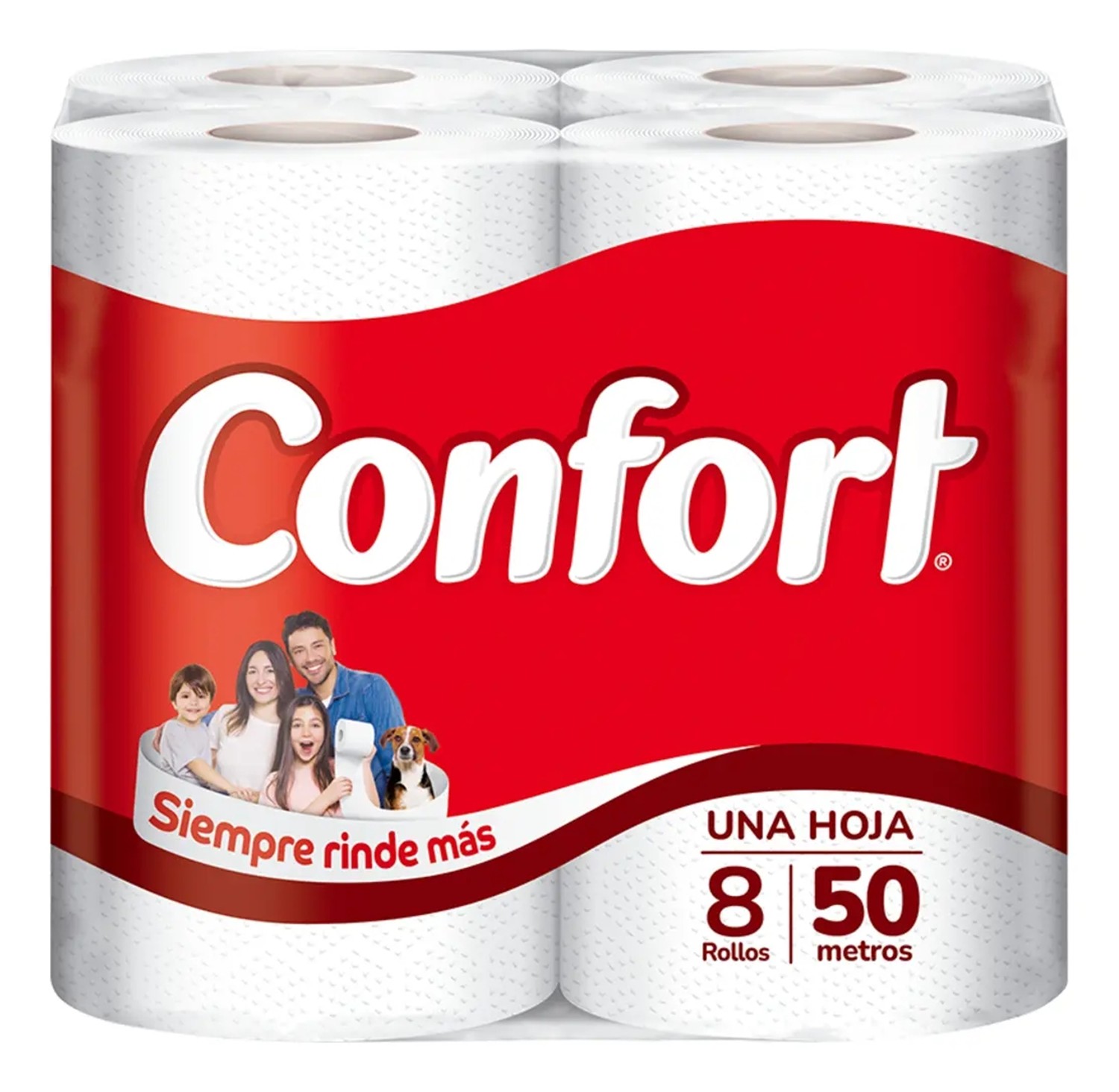 Papel Higiénico Confort 8 Un 50 Mt - Imagen 2