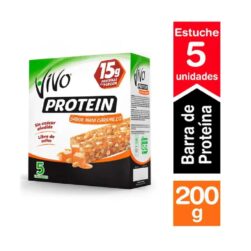 Pack x5 - Barra Proteína Vivo Maní Caramelo 40 Gr