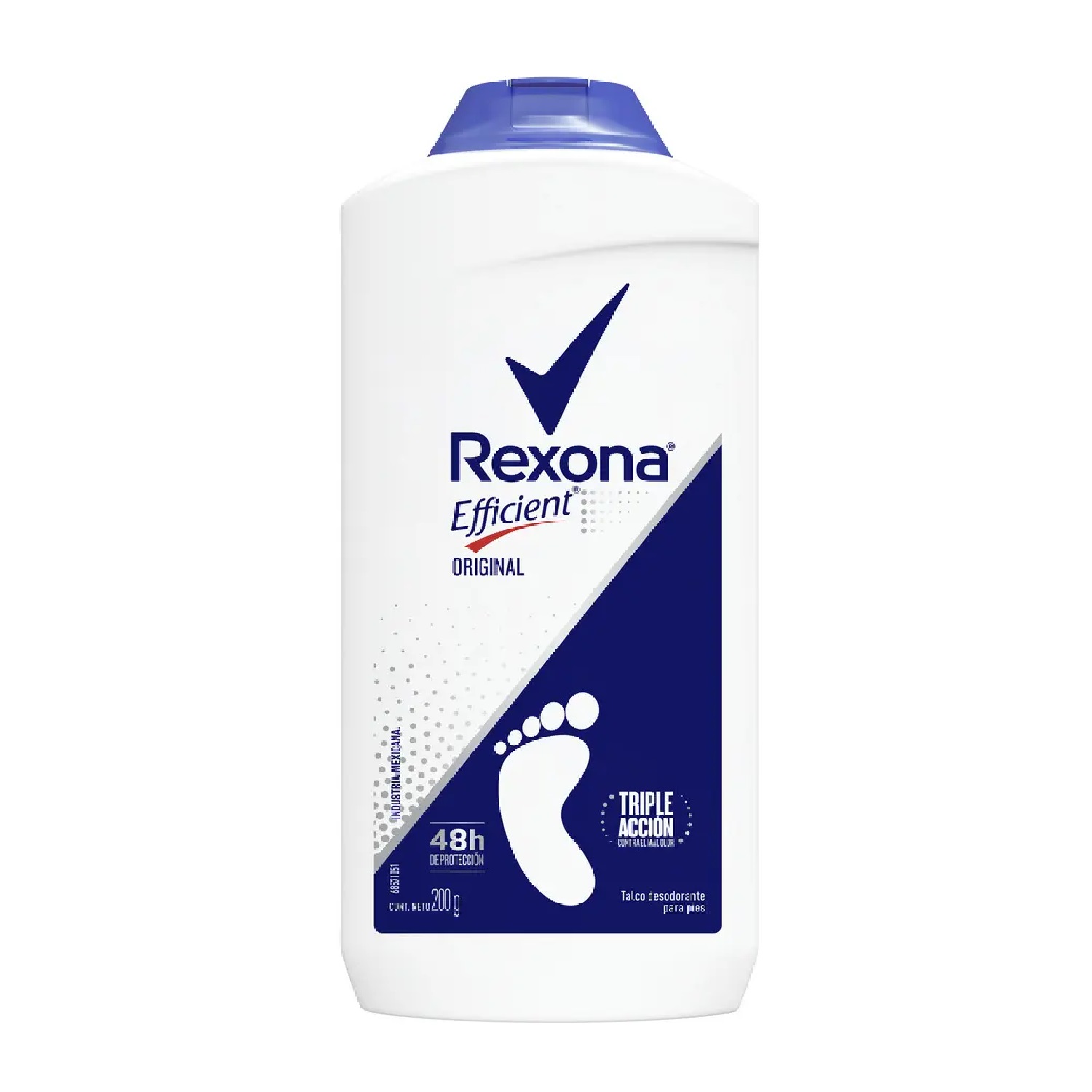 Talco Desodorante Rexona Para Pies Efficient Original 24h