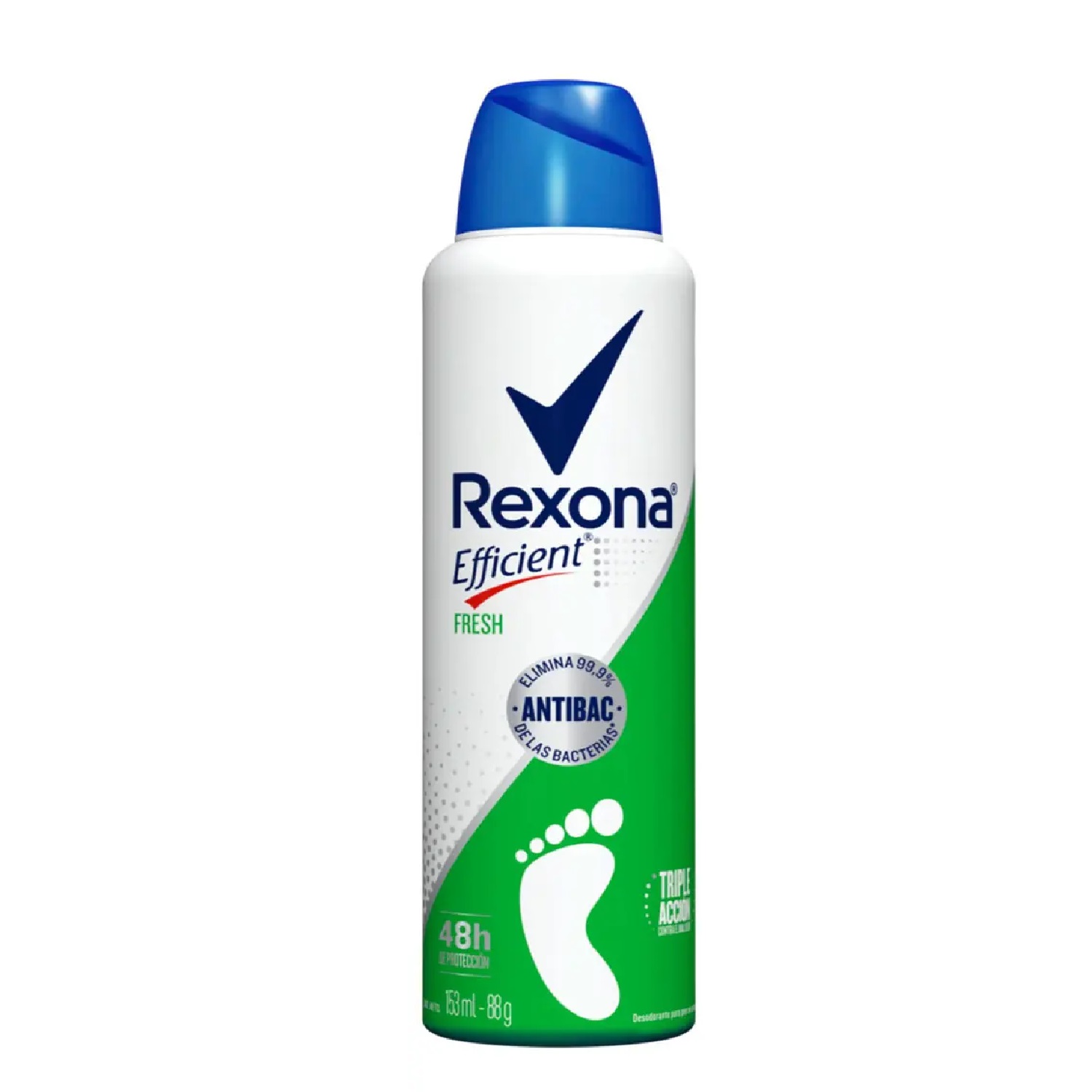 Rexona Efficient Fresh Desodorante Pies Antibacterial 153ml
