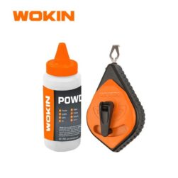 Set Tizador 30m 115g Wokin Para Carpintería Y Construcción Con Tiza Roja