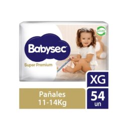 Pañal para Bebé Babysec Premium Talla XG – Pack 54 Unidades