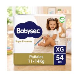 Alternative view of Pañal para Bebé Babysec Premium Talla XG – Pack 54 Unidades