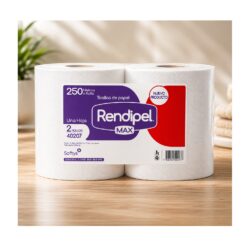 Alternative view of Toalla Papel Jumbo Rendipel 2 Rollos 250 Mts