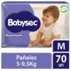 Pañal Bebe Babysec Premium Talla M 70 Unidades