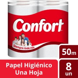 Papel Higiénico Confort 8 Un 50 Mt