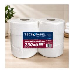 Alternative view of Papel Higiénico Industrial Tecnopapel Doble Hoja 250 m – 6 Rollos