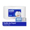 Toalla Papel Ovella Extra Blanca Doble Hoja 200 Metros Pack 2 Unidades