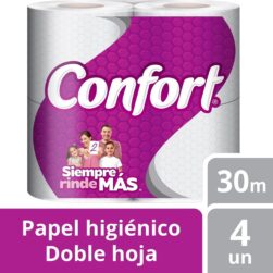Alternative view of Papel Higiénico Confort Doble Hoja 4 Un x 30mts