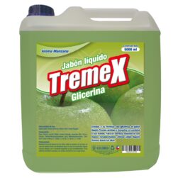 Jabon Liquido Tremex Con Glicerina Manzana 5 Litros