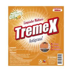 Alternative view of Limpiador Antigrasa Tremex  5 Litros Naranja