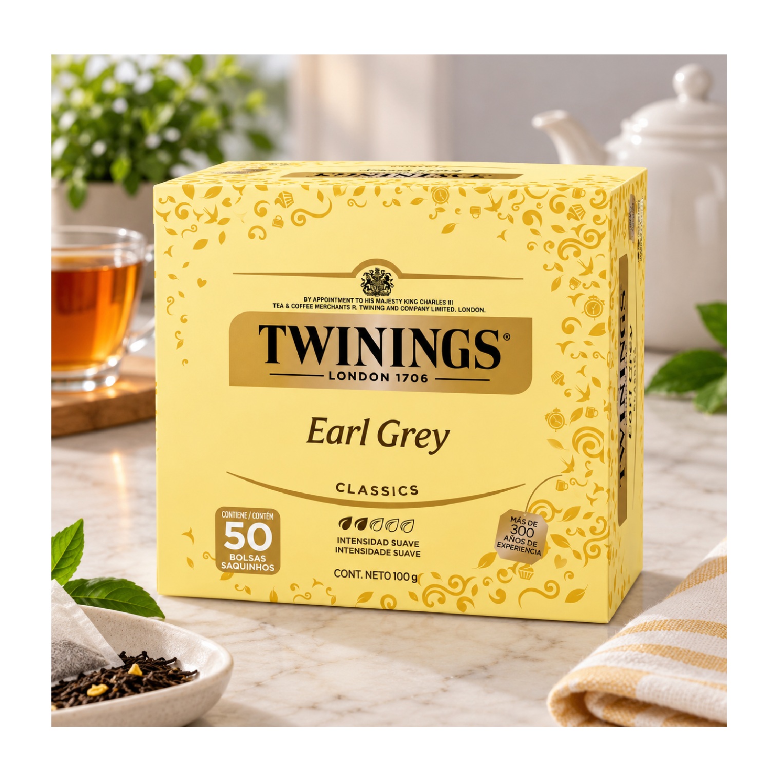 Té Twinings Earl Grey Pack 50 Unidades - Imagen 2
