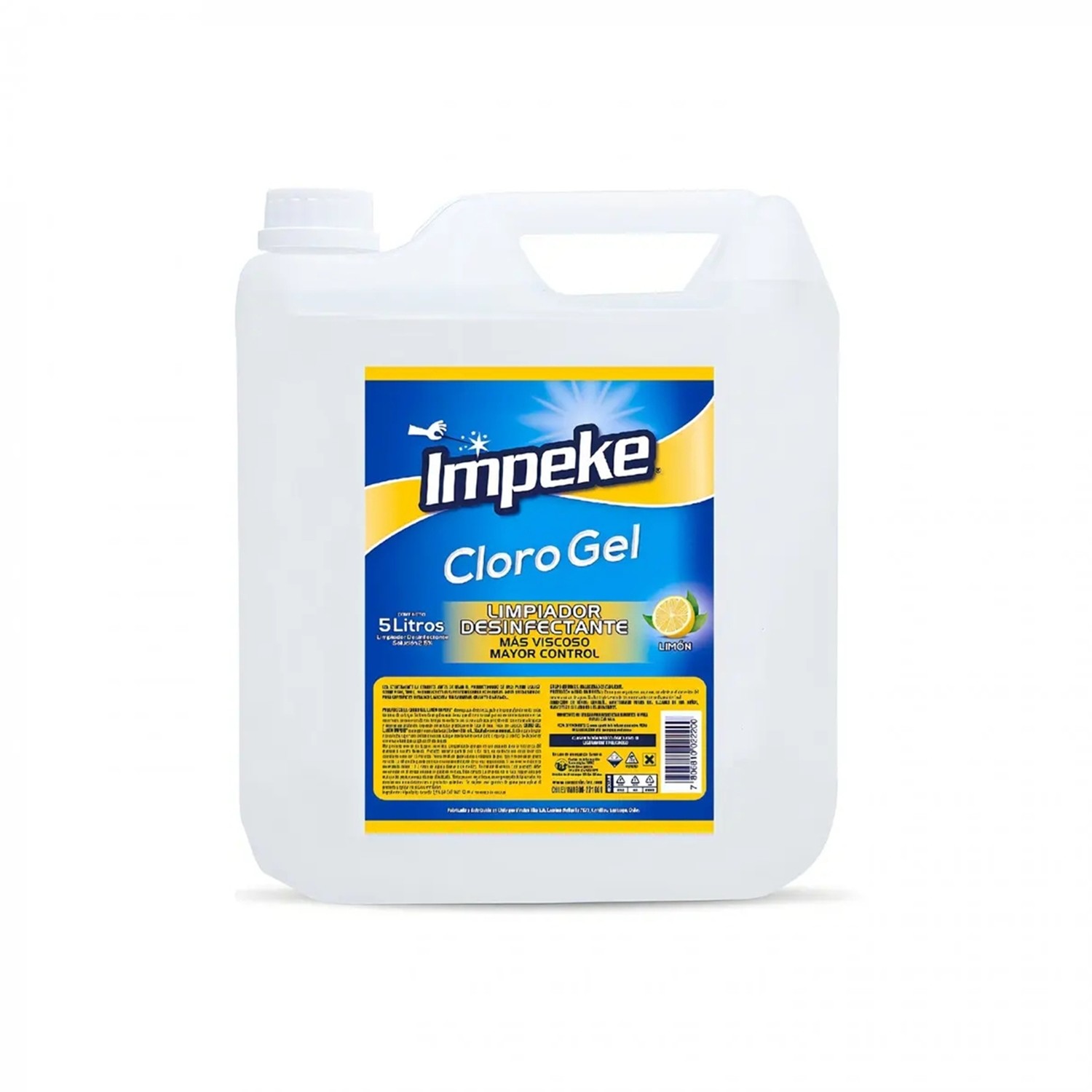 Cloro En Gel Impeke Limón 5 L - Imagen 2