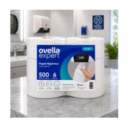 Alternative view of Papel Higiénico Ovella Expert Plus Hoja Simple 500 Metros Pack 6 Rollos