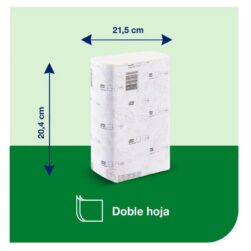 Alternative view of Pack x64 - Toalla Interfoliada Tork Advanced 200 Hojas Doble Hoja Modelo TO70027 - 4 Cajas