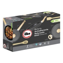 Alternative view of Bateria Cocina Ilko 7 Piezas Negro