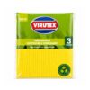 Paño Esponja Natural X3 Ultra Absorbente Virutex Color Amarillo