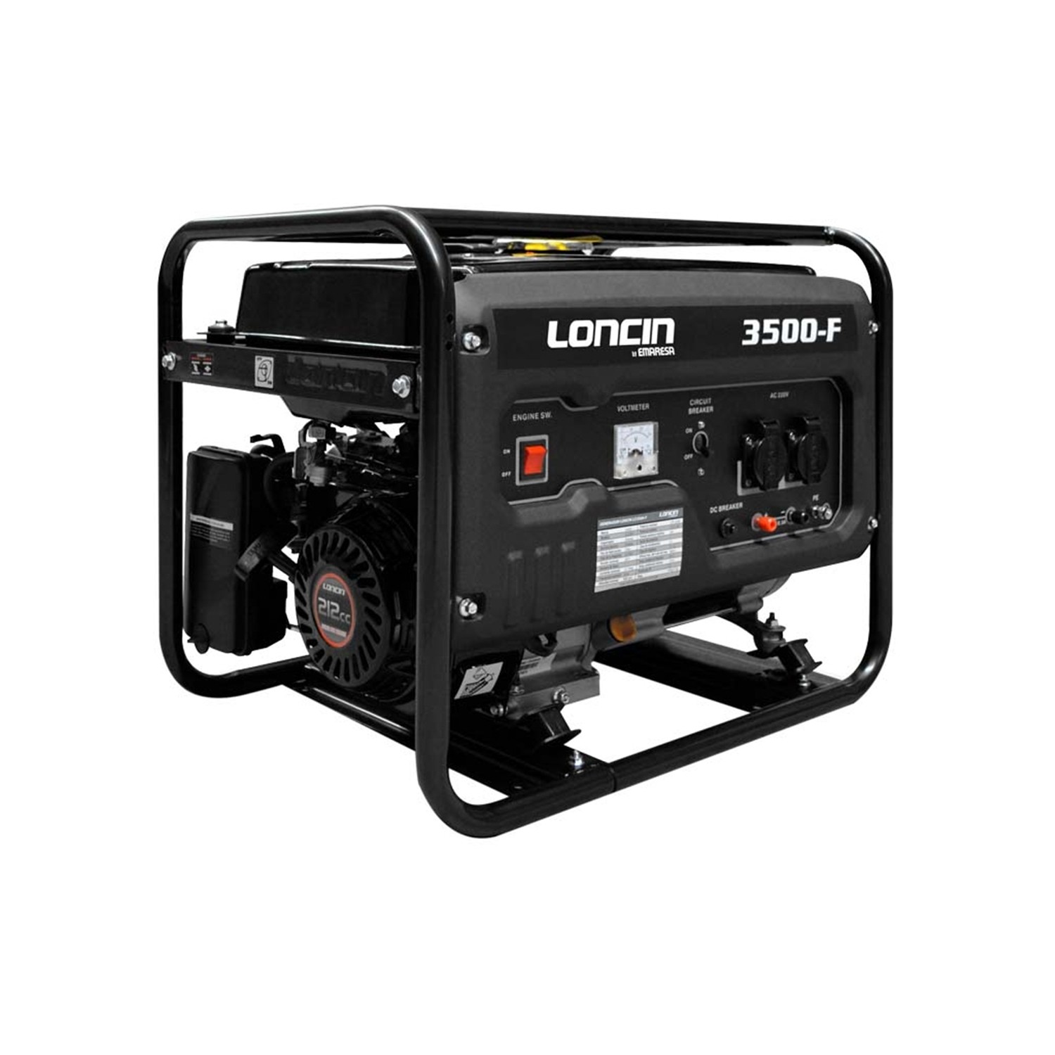 Generador Loncin LC3500F 3,1kVA - Gasolina