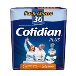 Alternative view of Pañal Adulto Cotidian Plus G 36 Unid | Alta Absorción y Confort Total