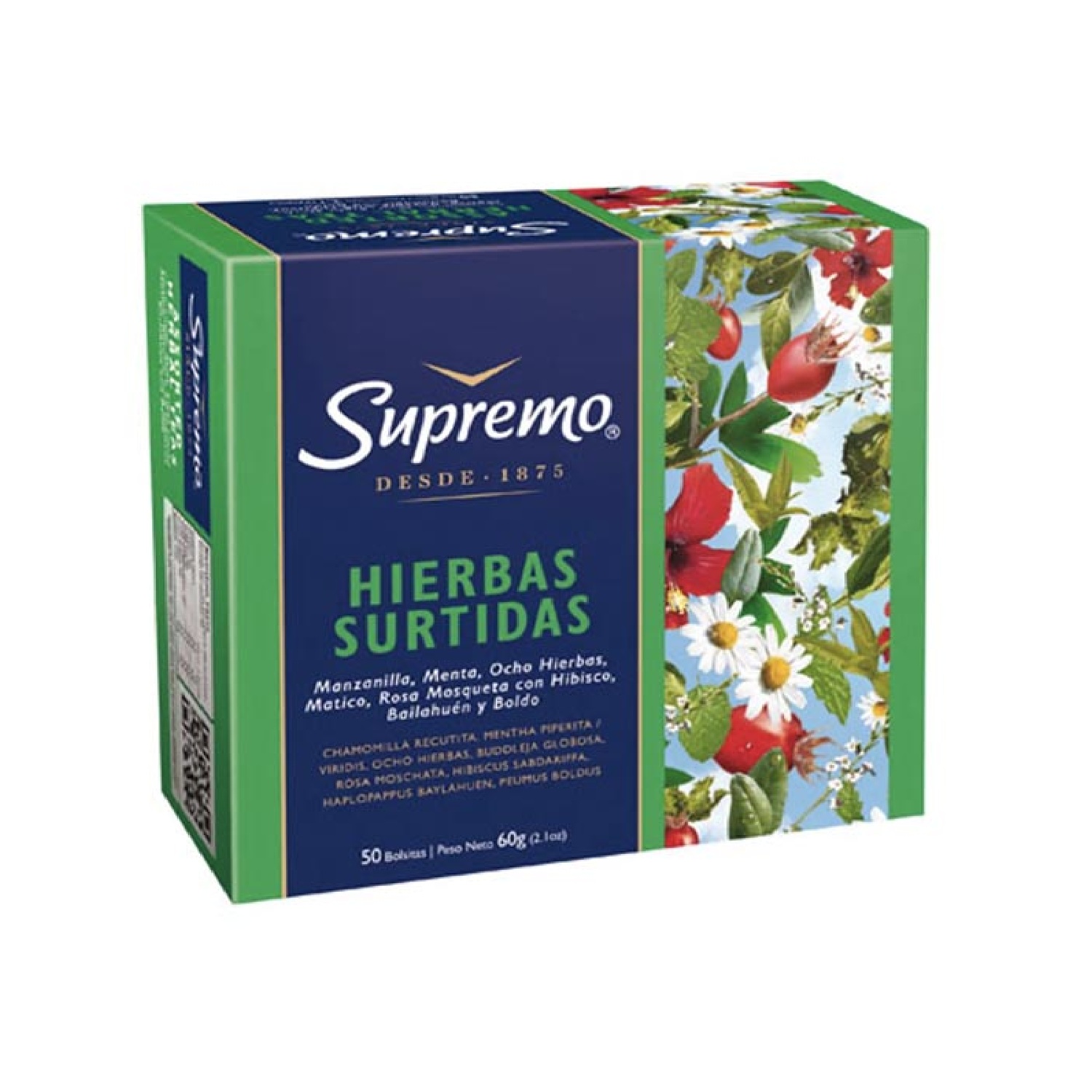 Té Supremo Hierbas Surtidas 100 Bolsitas