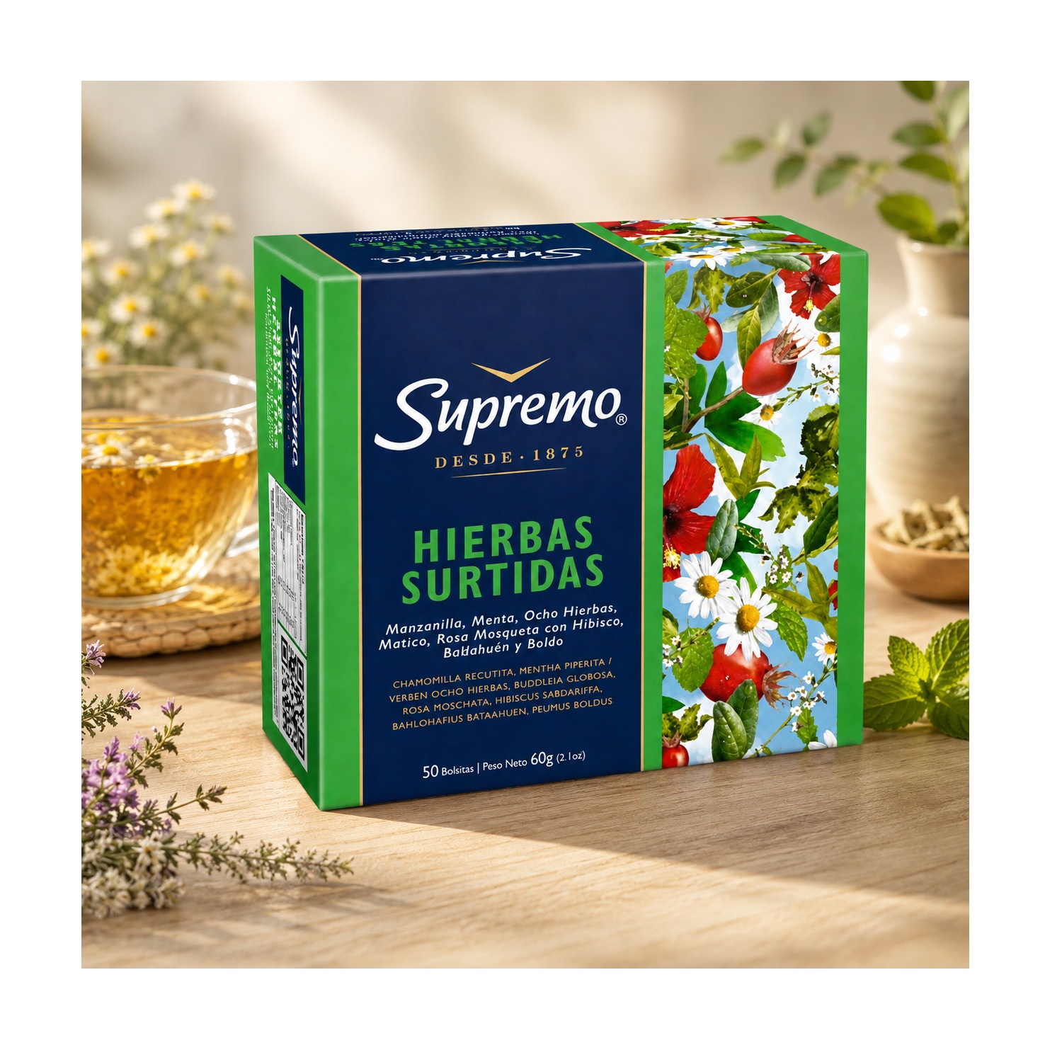 Té Supremo Hierbas Surtidas 100 Bolsitas - Imagen 2
