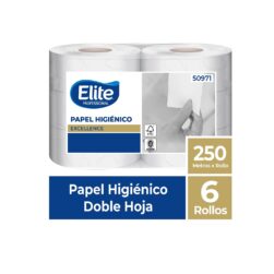 Papel Higiénico Elite Professional 6 rollos x 250mts