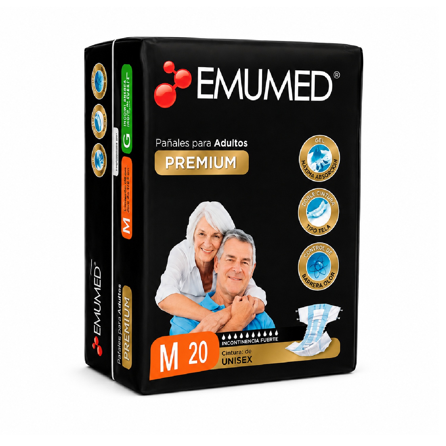 Pañal Adulto Emumed Talla M Pack 20 Unidades