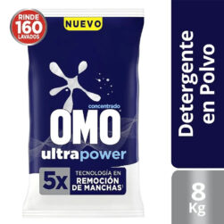 Detergente en Polvo Omo Matic 8 kg 1 Unidad