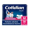 Pañal Adulto Cotidian Plus M 36 Unid | Protección Avanzada y Comodidad