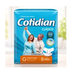 Alternative view of Pañales Para Adultos Cotidian Clásico Talla G 8 Unidades