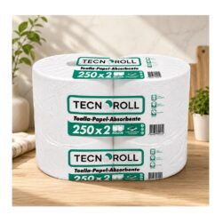 Alternative view of Toalla de Papel Tecnoroll 1 Hoja 250 m Pack 2 Rollos