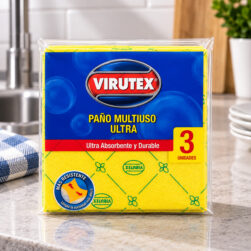 Alternative view of Paño Multiuso Virutex Tipo Danzarina 20x20 cm Pack 3 Unidades
