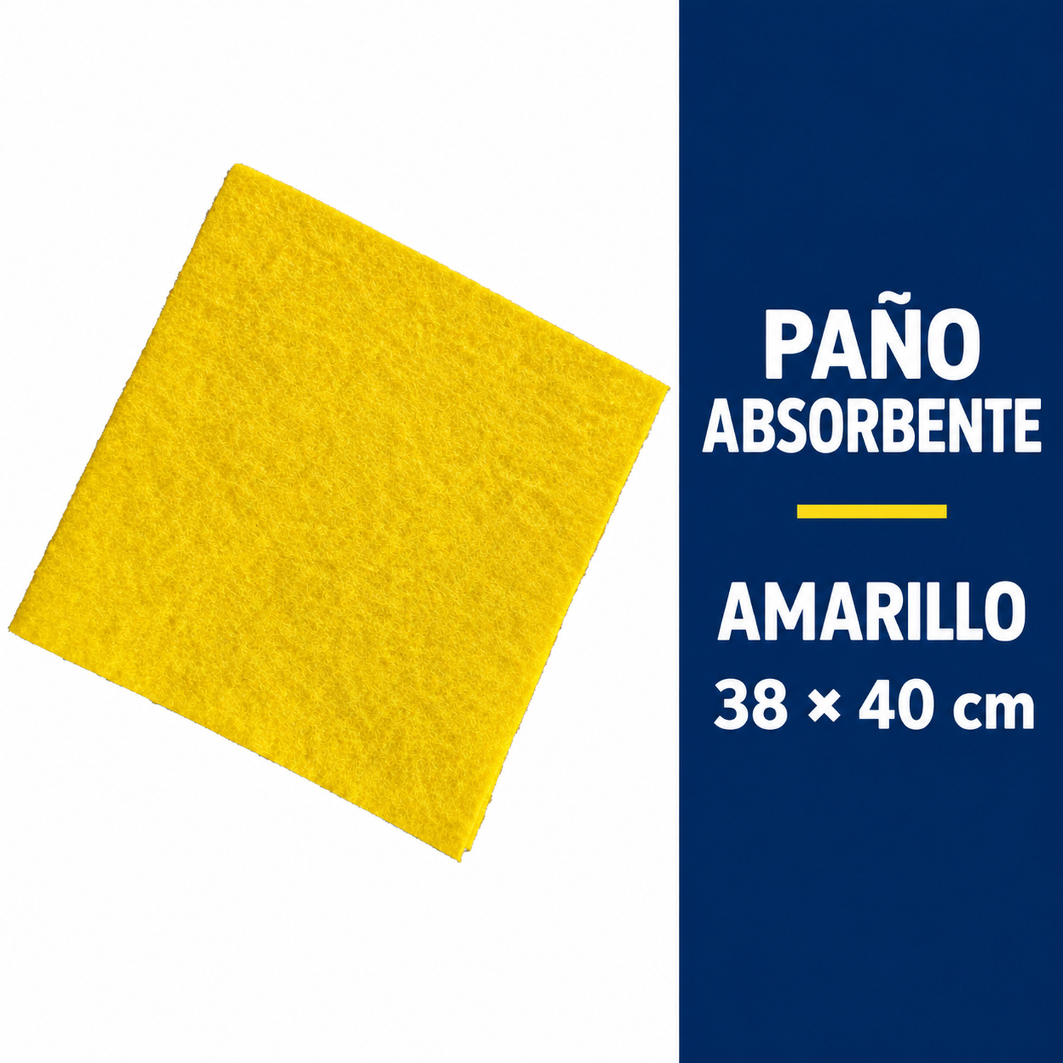 Paño Absorbente Tipo Danzarina Amarillo 38 x 40 cm