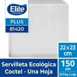 Servilletas de Cóctel Elite Plus Hoja Simple Pack 150 Unidades