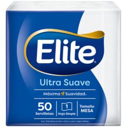 Alternative view of Servilletas de Mesa Elite Desechables Hoja Simple 33 x 33 cm Pack 50 Hojas