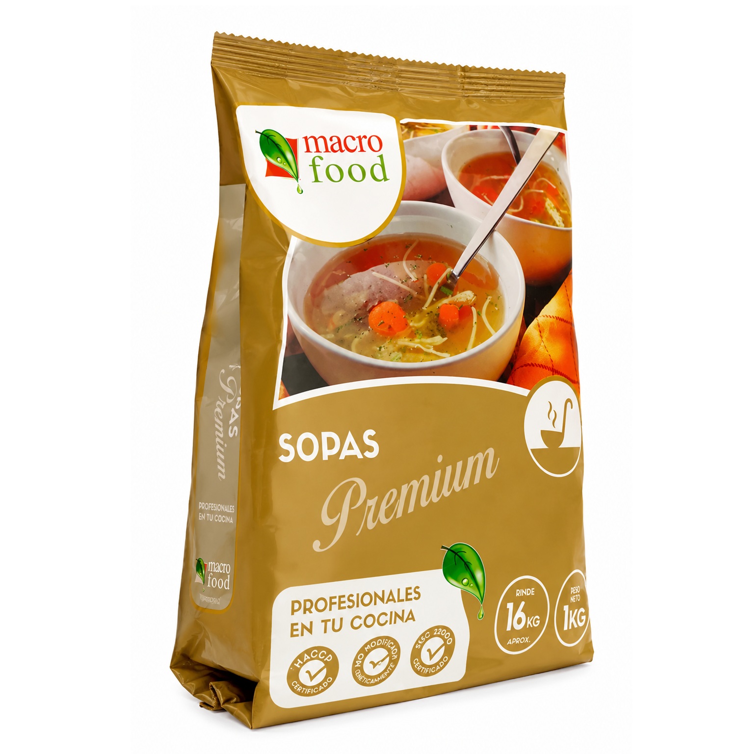 Sopa de Carne con Arroz Macrofood Premium Bolsa 1 kg - Imagen 2