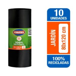 Bolsa Basura Virutex Biorollo 80x120 cm Pack 10 Unidades