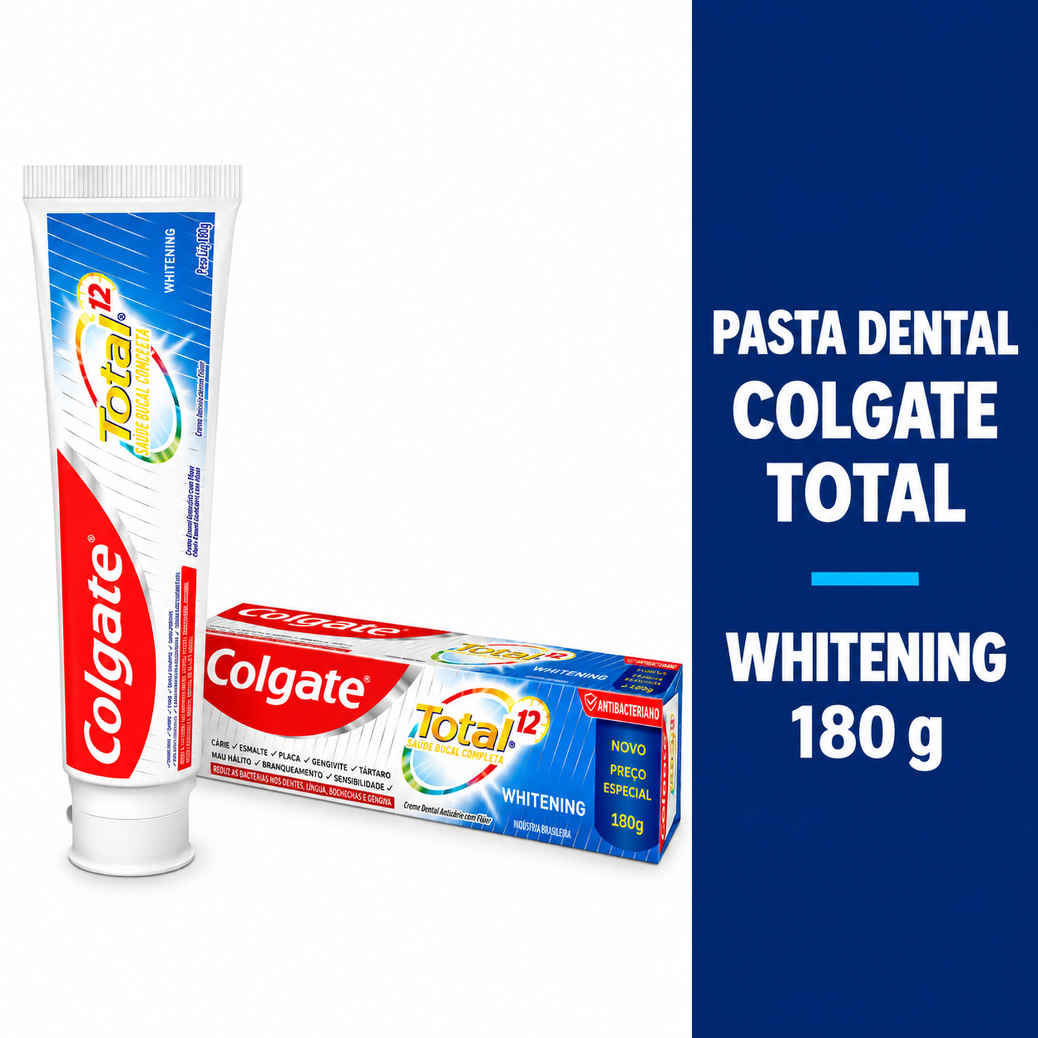 Pasta Dental Colgate Total Whitening 180 g