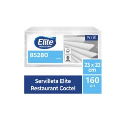 Servilleta Desech Elite Coctel 22X23CM Paq 160ud