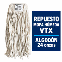 Repuesto de Mopa Húmeda VTX Algodón 24 Onzas