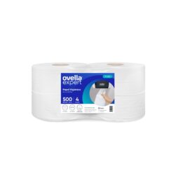 Alternative view of Papel Higiénico Ovella Hoja Simple Rollo 500 mts 4 Unidades